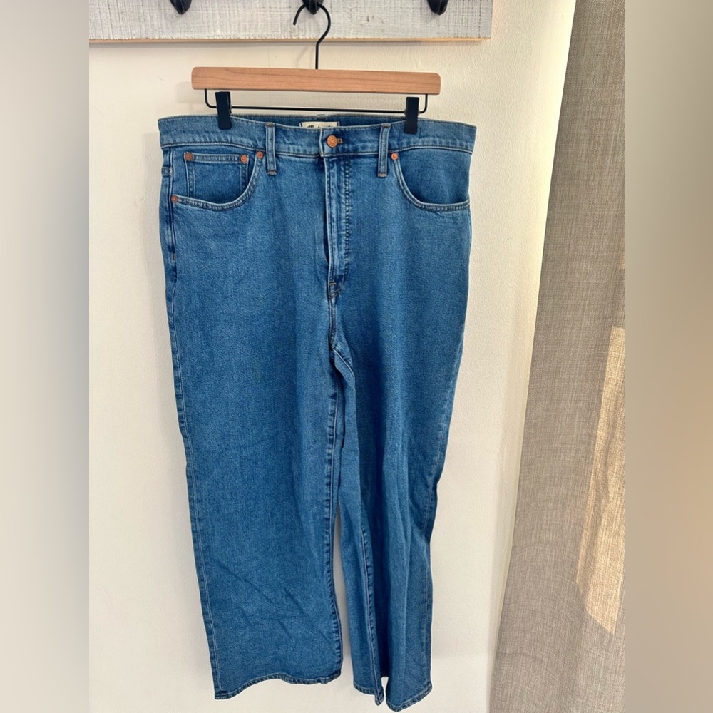 Madewell The Tall Perfect Vintage Wide Leg Crop Jean